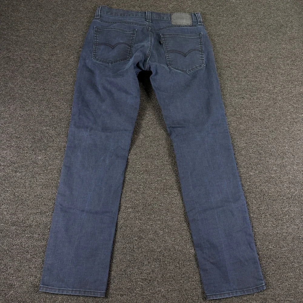 Levi's Jeans Mens 33x32 (Fits 32x29) 511 Slim Fit Dark Blue Denim EUC